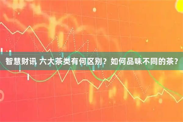 智慧财讯 六大茶类有何区别？如何品味不同的茶？