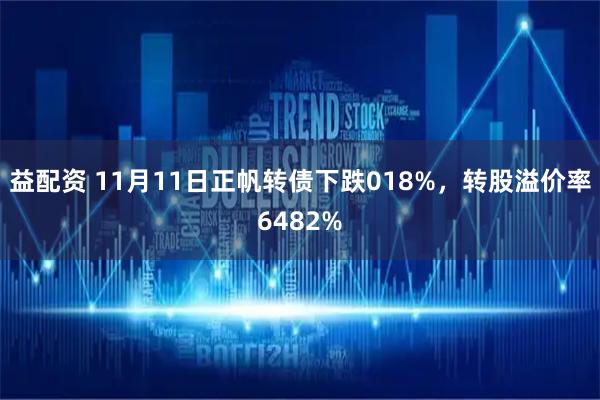 益配资 11月11日正帆转债下跌018%,转股溢价率6482%